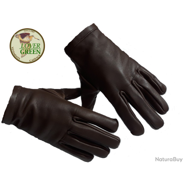 GANTS DE CHASSE CUIR LOVERGREEN T 8