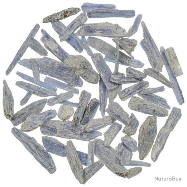 Pierres brutes cyanite (disth�ne) bleue - 2 � 5 cm - 100 grammes