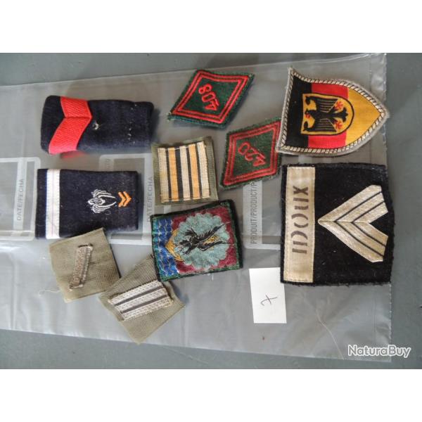 ecusson en lot different n 7