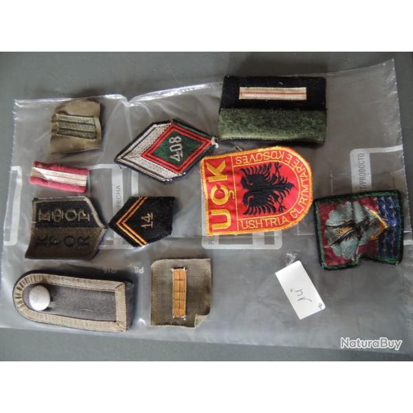 ecusson en lot different n 14