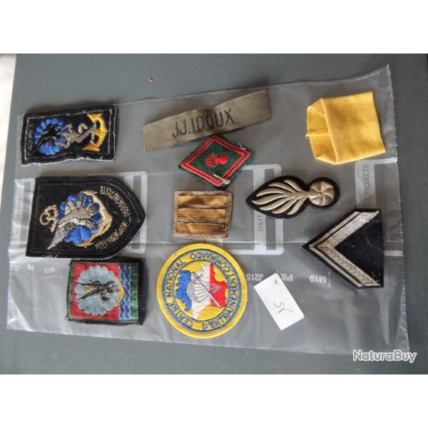 ecusson en lot different n 15