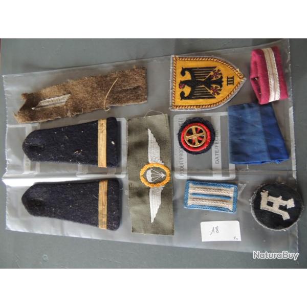 ecusson en lot different n 18