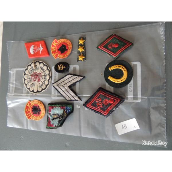 ecusson en lot different n 20