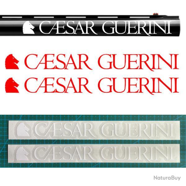 2x CAESAR GUERINI Vinyle Autocollant pour canon. 11 couleurs au choix