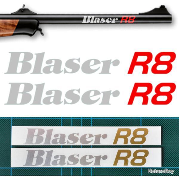 2x BLASER R8 Vinyle Autocollant pour canon. 11 couleurs et 4 tailles au choix