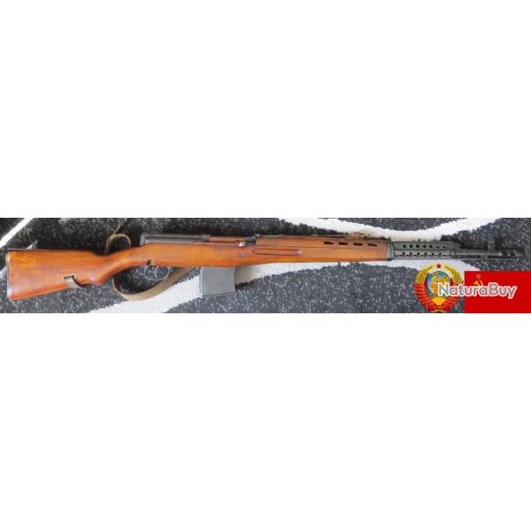 SVT40 1944 r�p�tition manuelle (cat�gorie C 1�b) + munitions + ba�onnette + accessoires + bretelle.