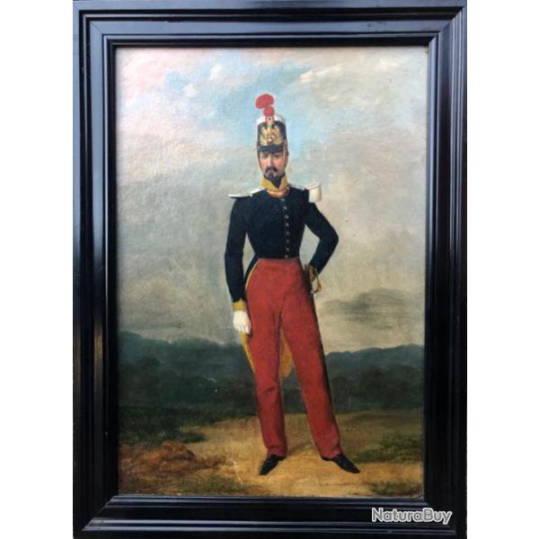 Officier De Voltigeur De La Garde Imp�riale, Huile Sur Bois