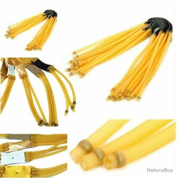 2 Bandes lastiques de rechange caoutchouc pour Lance pierre fronde  - LIVRAISON GRATUITE  !!