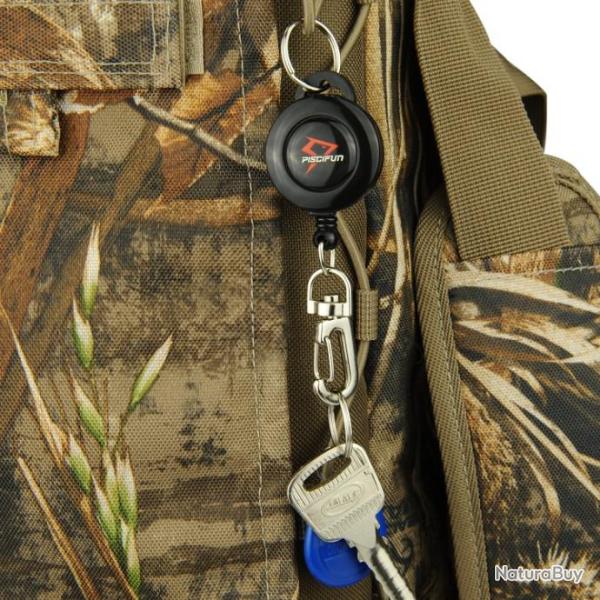 Piscifun 1PC pche Pack support pince rtractable cordon porte-cls - LIVRAISON GRATUITE !!