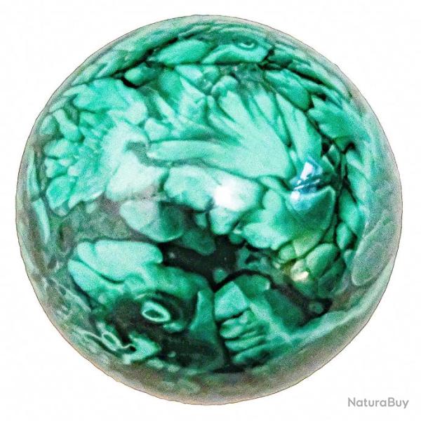 Sph�re de malachite - 45 mm - 177 g