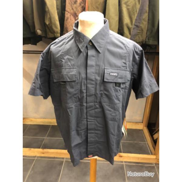 HANGAR33 CHEMISE HART SKYE BLEU TAILLE S ANCIEN MODELE