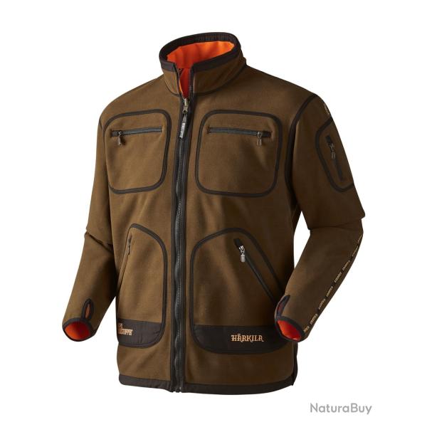 Veste polaire Kamko Couleur Olive Orange