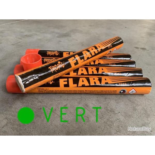 pack 5 torches  main Supporter Verte