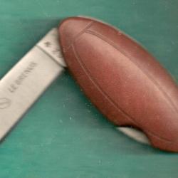 BRENUS Surprenant en CUIR forme ballon RUGBY  Grav&eacute; &agrave; vos Initiales GRATUIT