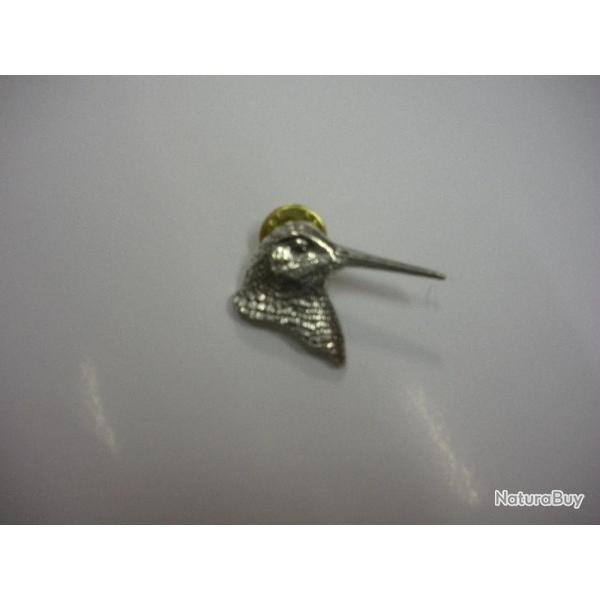 V�RITABLE PINS ETAIN T�TE DE B�CASSE