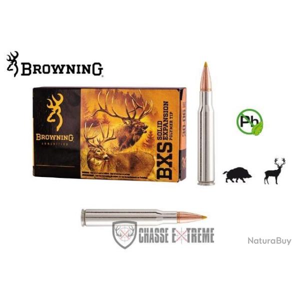 20 Munitions BROWNING BXS 139gr Cal 7mm Rem