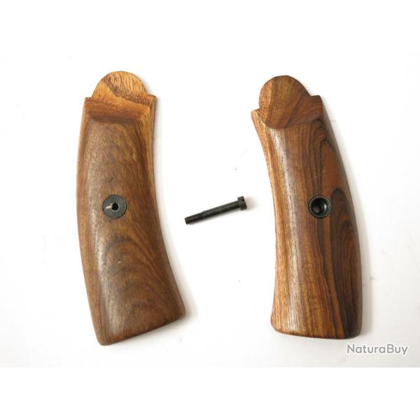 Plaquettes de crosse bois lance fus�e Allemand 14/18 R�f. pl10