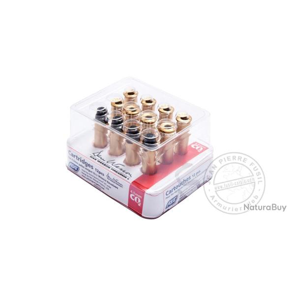 ASG - Bo�te de 12 douilles pour revolver Dan Wesson � plombs