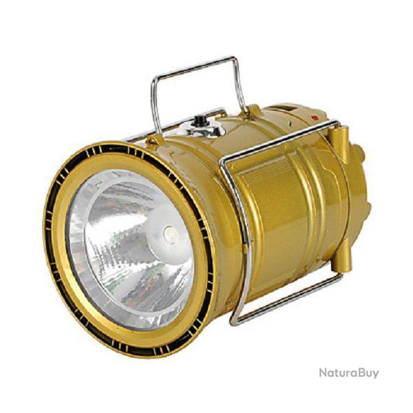 Lampe Torche & Lanterne 2 en 1 Telescopique Rechargeable 230V & Solaire Outdoor