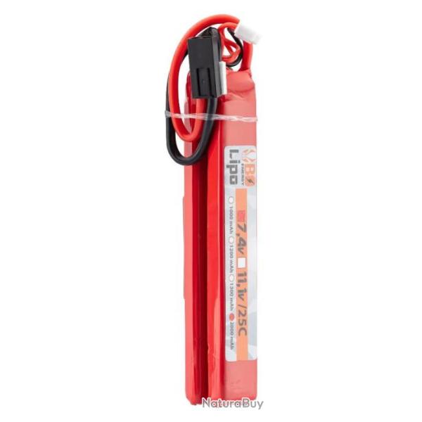 2 STICKS BATTERIE LIPO 2S 7.4V 2000MAH 25C