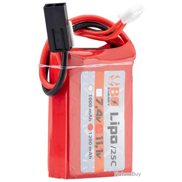 BATTERIE LIPO 3S 11.1V 1200MAH 25C 1 STICK