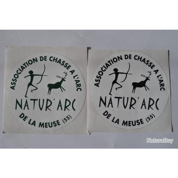 autocollant chasse ,chasseur arc 55