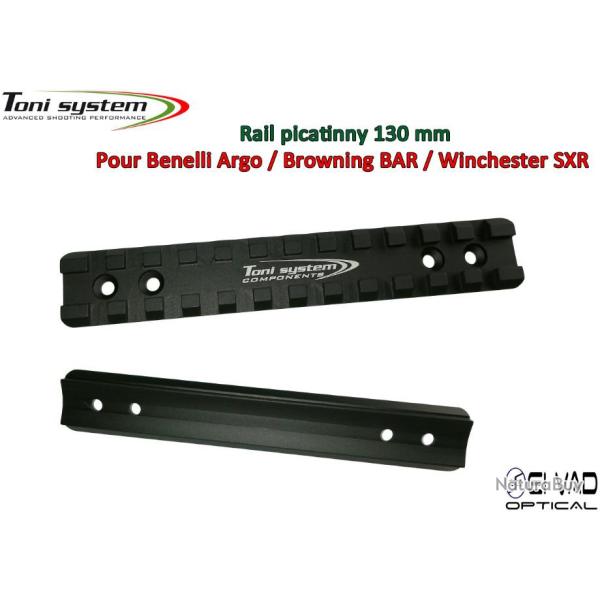 Rail Picatinny Toni System pour Benelli Argo, Browning BAR, Winchester SXR