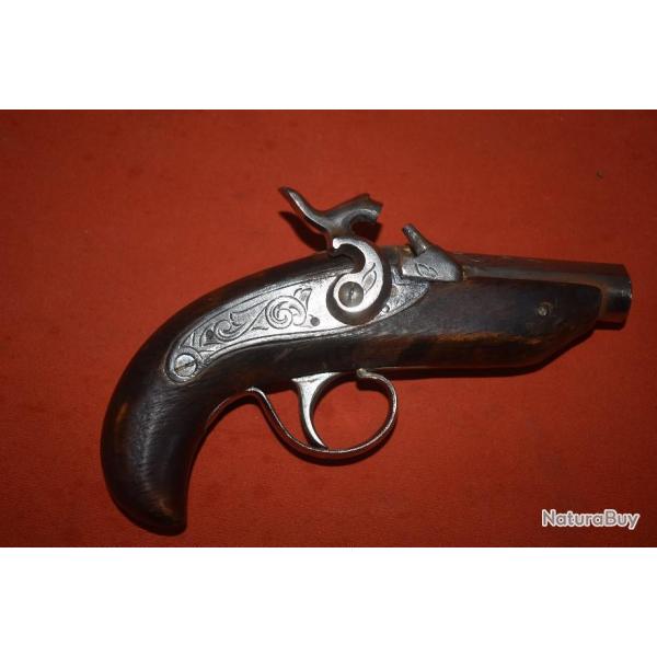 Pistolet PHILADELPHIA    chargement par la bouche numroter 49 PHILADELPHIA  pr XXme