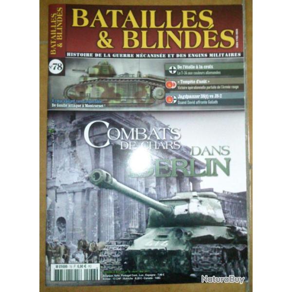 Revue BATAILLES & BLINDES N�78