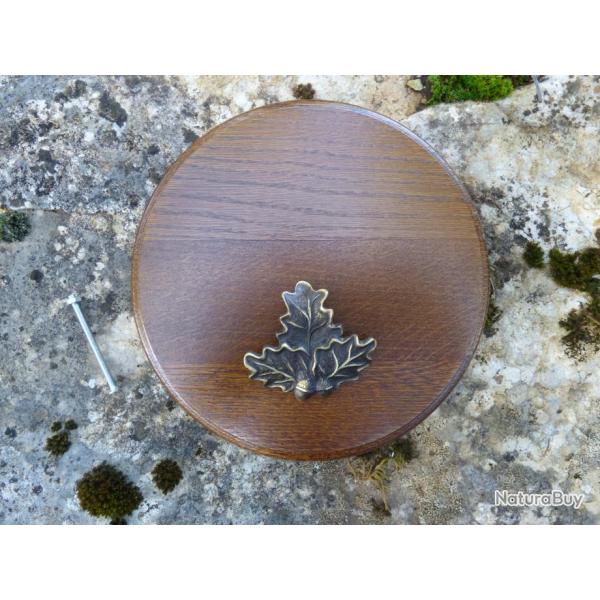 Lot Ecusson plus bronze feuilles de ch�ne...