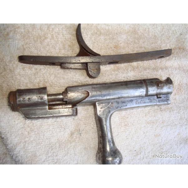 CULASSE + DETENTE POUR TRANSFORMATION D'UN FUSIL CHASSEPOT M80