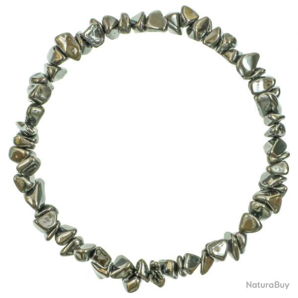 Bracelet en h�matite - perles baroques