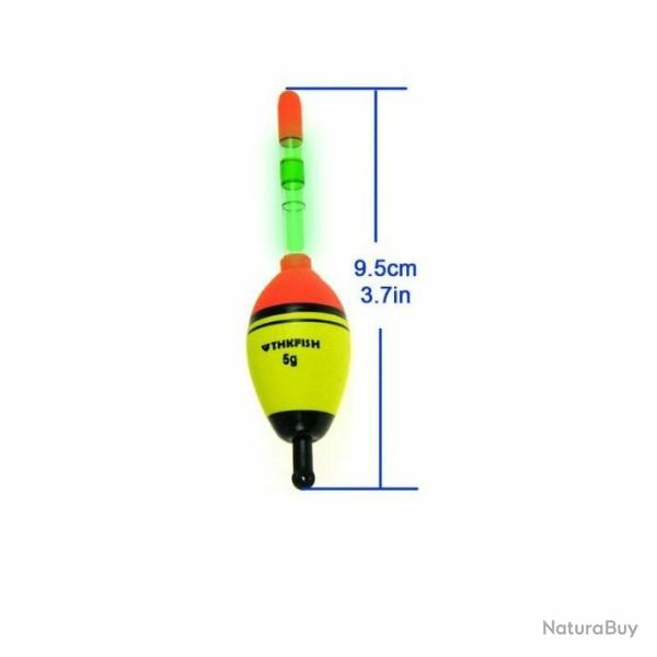 2 Flotteurs De P�che Nuit (5 GRAMMES) - LIVRAISON GRATUITE !!