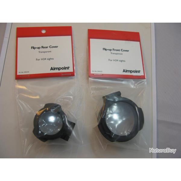 Paire de bonnettes flip up pour Aimpoint H34 " pi�ce originale"