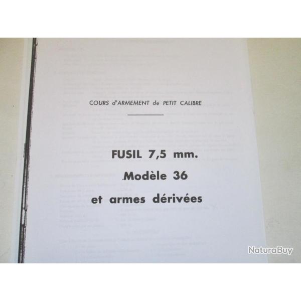 MANUEL SUR FUSIL MAS 36 - NOTICE PDF