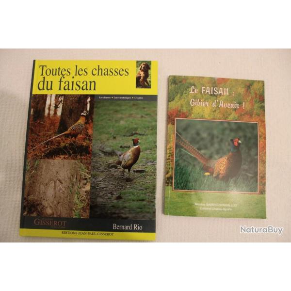 Lot 2 ouvrages faisans