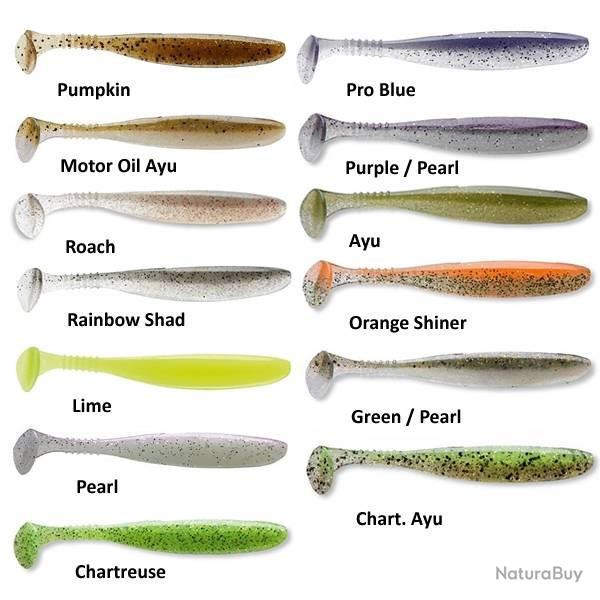 Tournament 4" par 7 pi�ces Orange Shiner