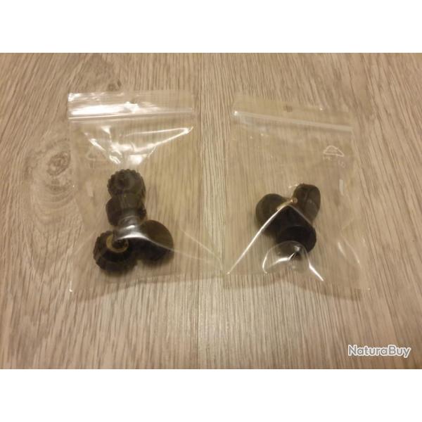 Lot de boutons de manivelle m�le / femelle - neuf -