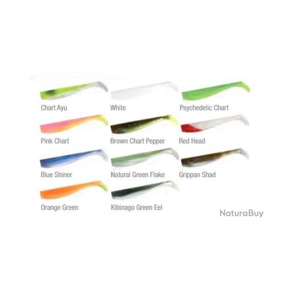 Bakuree KB Shad 80mm 12 Orange Green