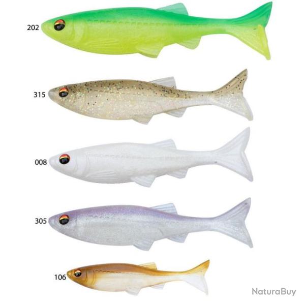 Kapsiz 5" blister de 3 pi�ces 315 Neon Scale Minnow