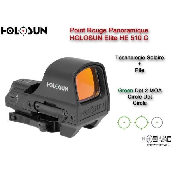 Point Rouge Panoramique HOLOSUN Elite HE510C - Technologie solaire