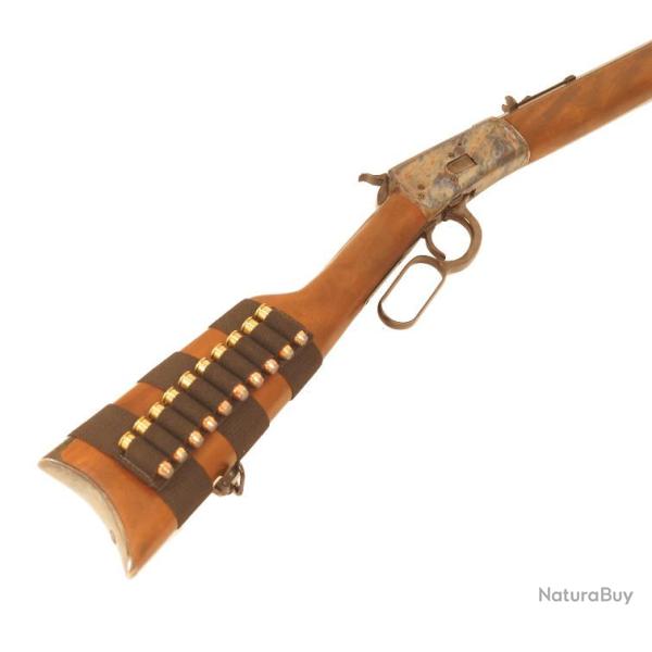 Porte balles 44 magnum de crosse pour Rossi 92 Winchester 1892 / Marlin 1894 - Cartouchi�re 44 mag