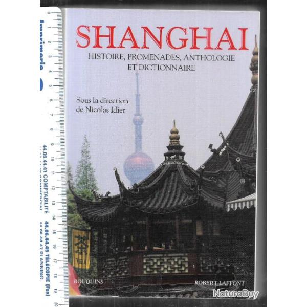 shanghai histoire , promenades , anthologie et dictionnaire nicolas idier