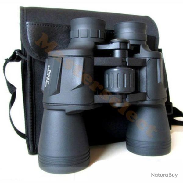 Paire de jumelles MARINE puissante 20x50 Rglable Boshile pour chasse randonne