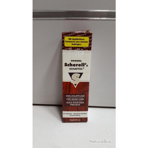 Huile pour bois Schaftol brun 50ML