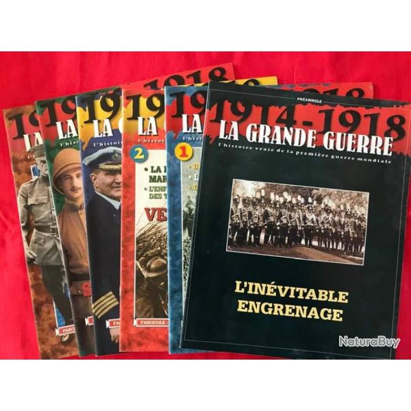 LOT DE 5 REVUES SUR LA GRANDE GUERRE