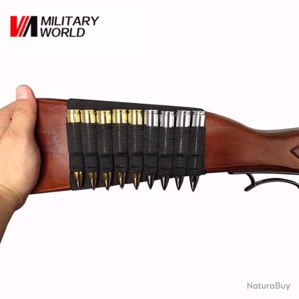 CARTOUCHIERE   DE CROSSE POUR CARABINE 9 BALLES -a