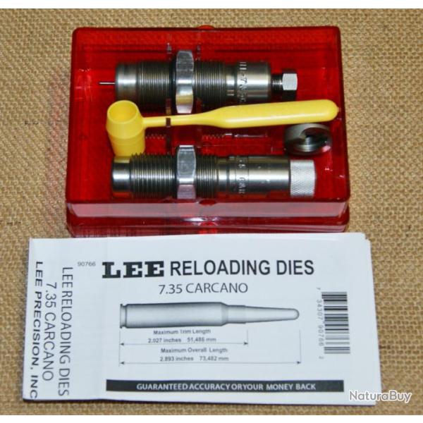 JEU D'OUTILS LEE CAL 7.35 CARCANO