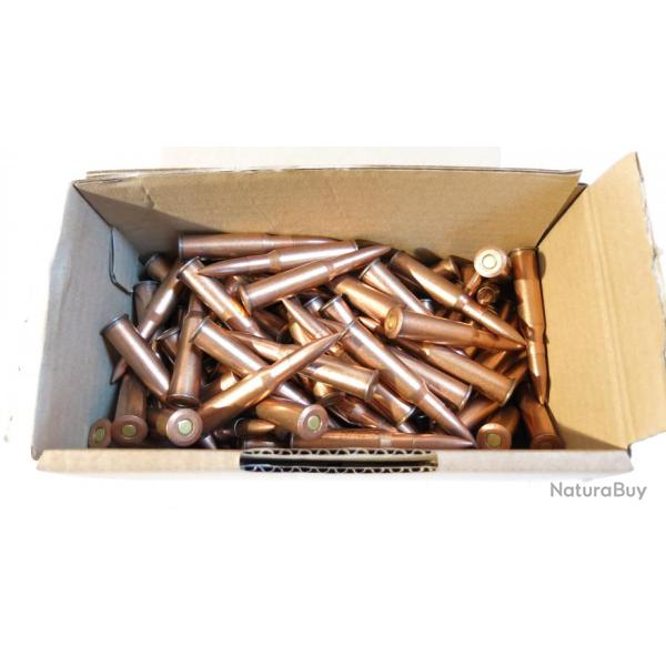 Lot de 100 cartouches 7.62 Mosin Nagant