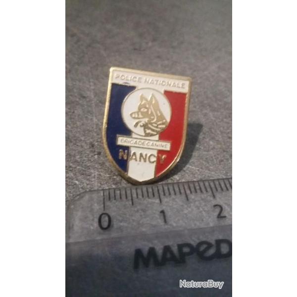 Pin's police nationale canine de Nancy